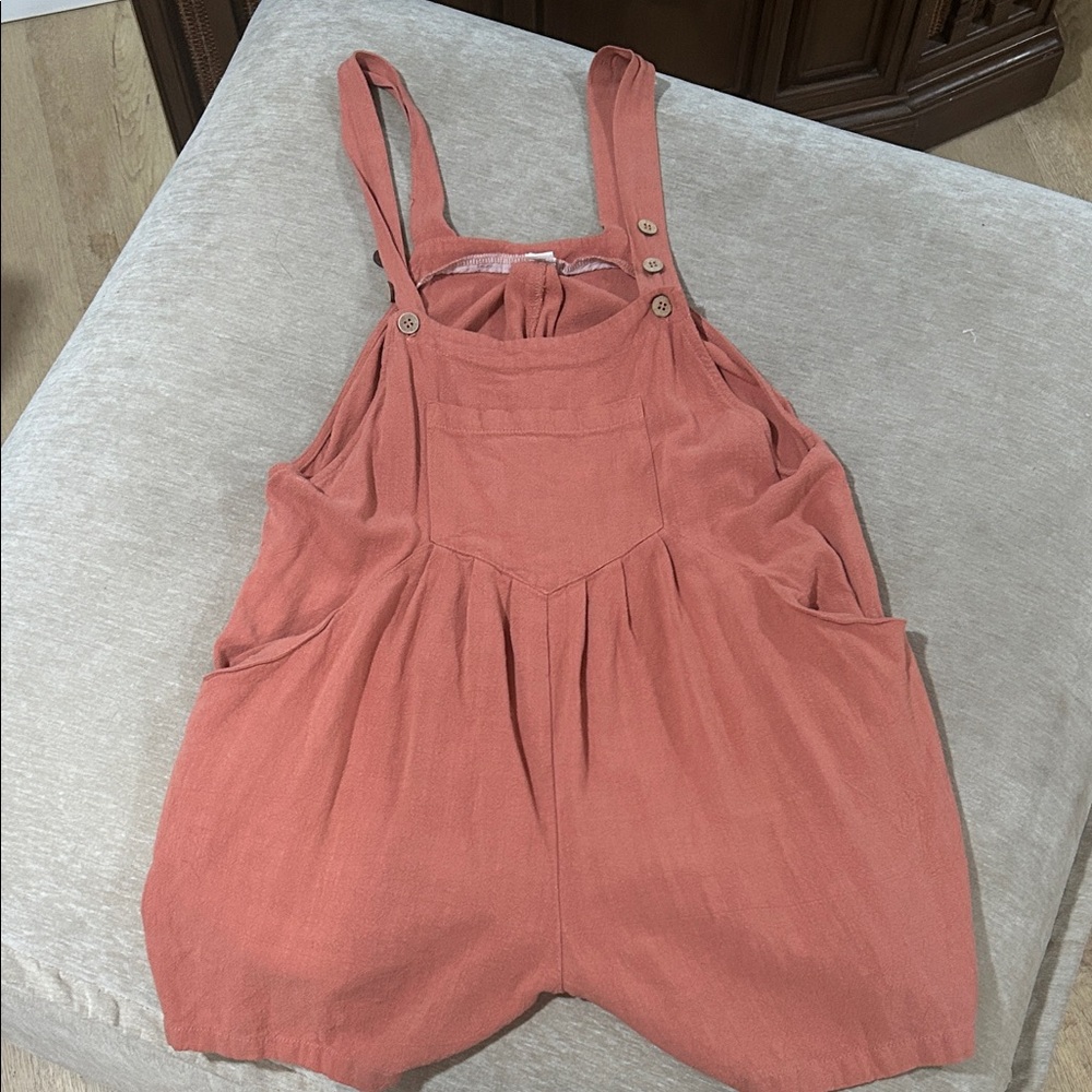 Women's Coral Jumpsuit